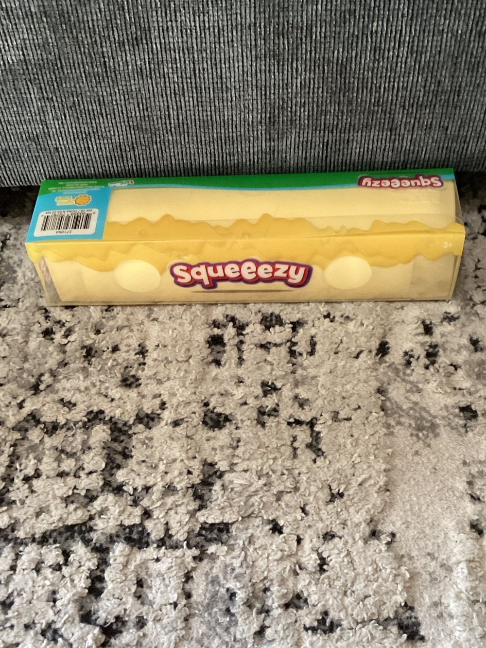 Sunny Days Yellow Foam Squeeze Toy in Retail Box